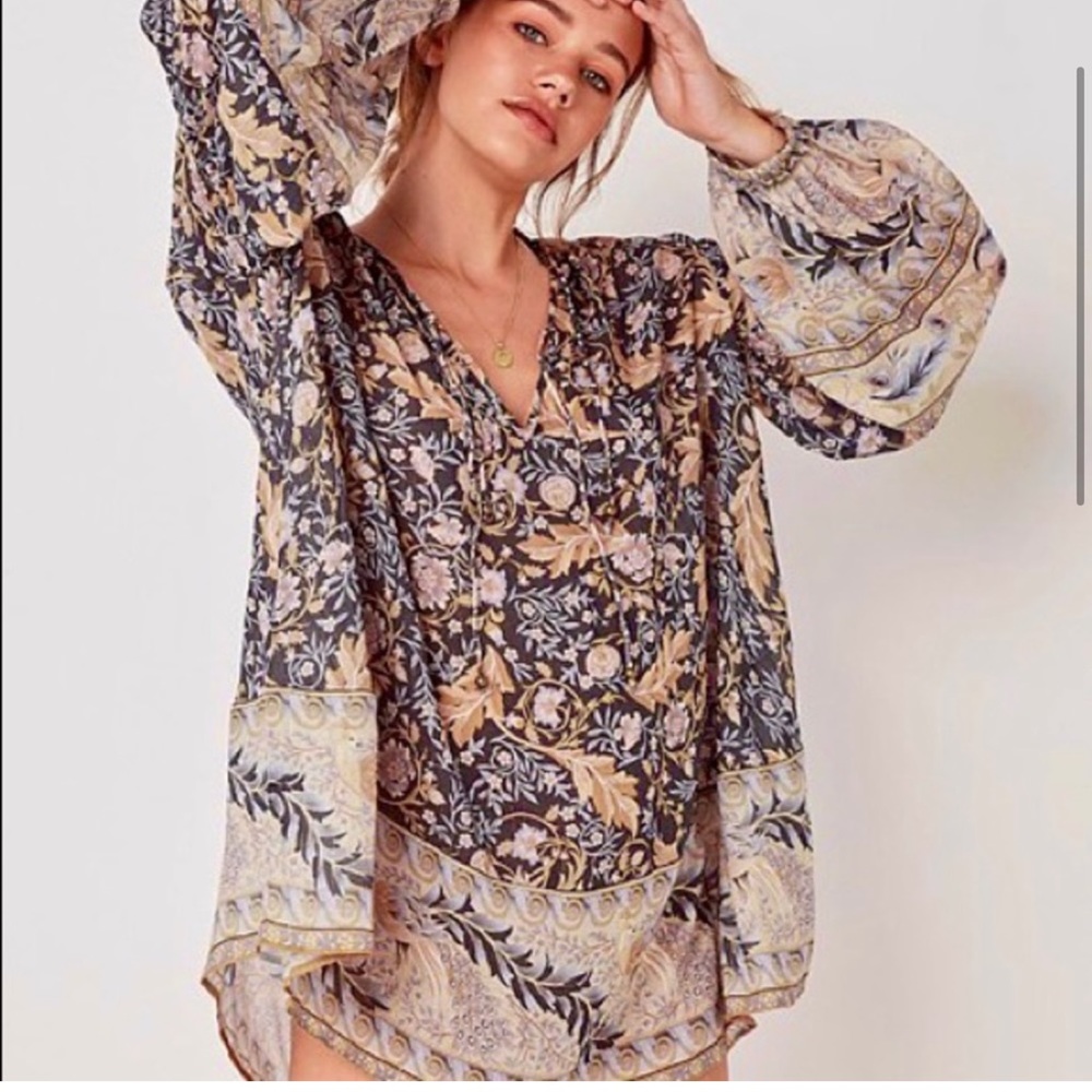 Spell & The Gypsy Oasis Tunic Dress Blouse Small